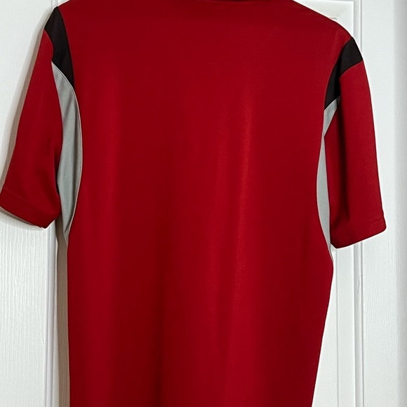 🌟3 for $25🌟 PGA Tour Men’s Red/Gray/Black Polo Shirt with Classic Collar SZ L - Picture 5 of 8